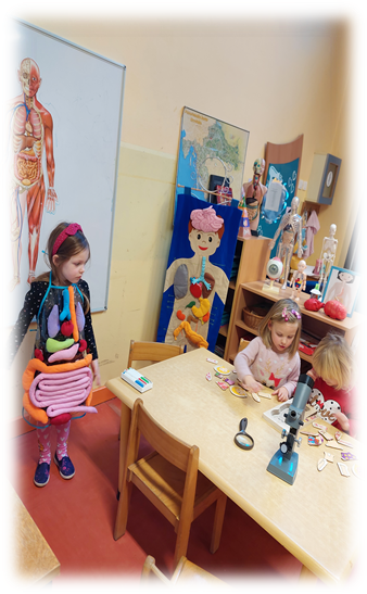 Provedba projekta „Ljudsko tijelo“ i „Emocije“ u mješovitoj skupini „Ogledalce“