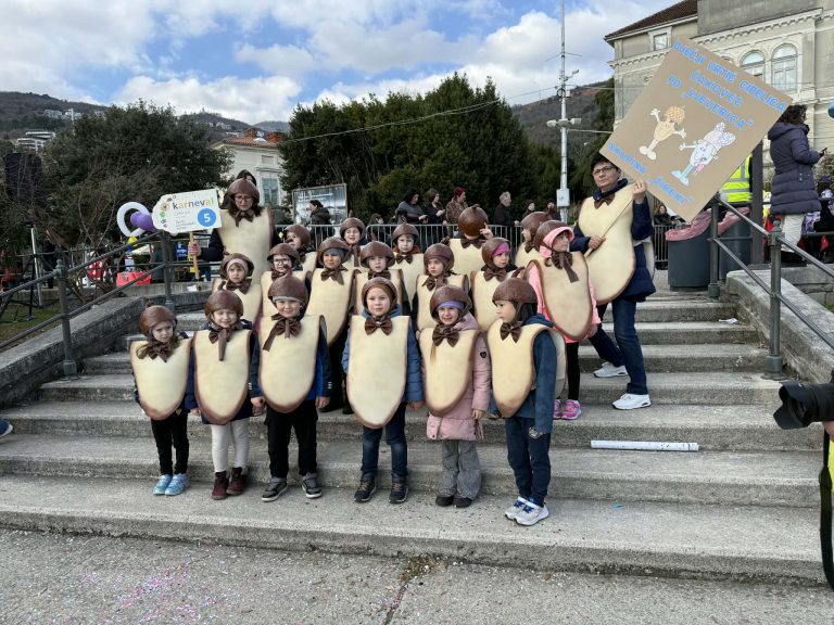 VI. b skupina “Žireki”&nbsp;iz Dječjeg vrtića Cipelica sudjelovala na 28. Dječjem karnevalskom korzu u Opatiji