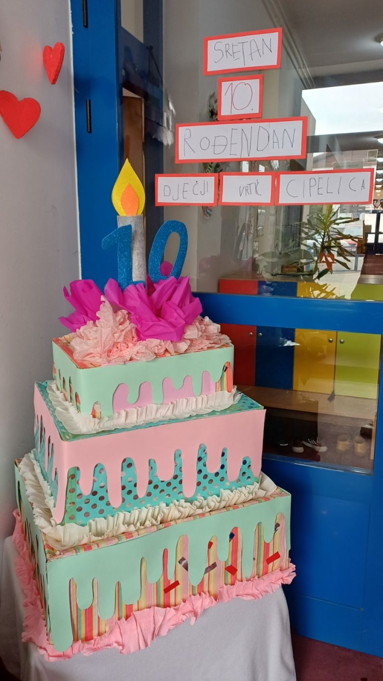 Proslava 10. obljetnice osnivanja Dječjeg vrtića Cipelica-10 godina zajedno-mali koraci za veliku priču